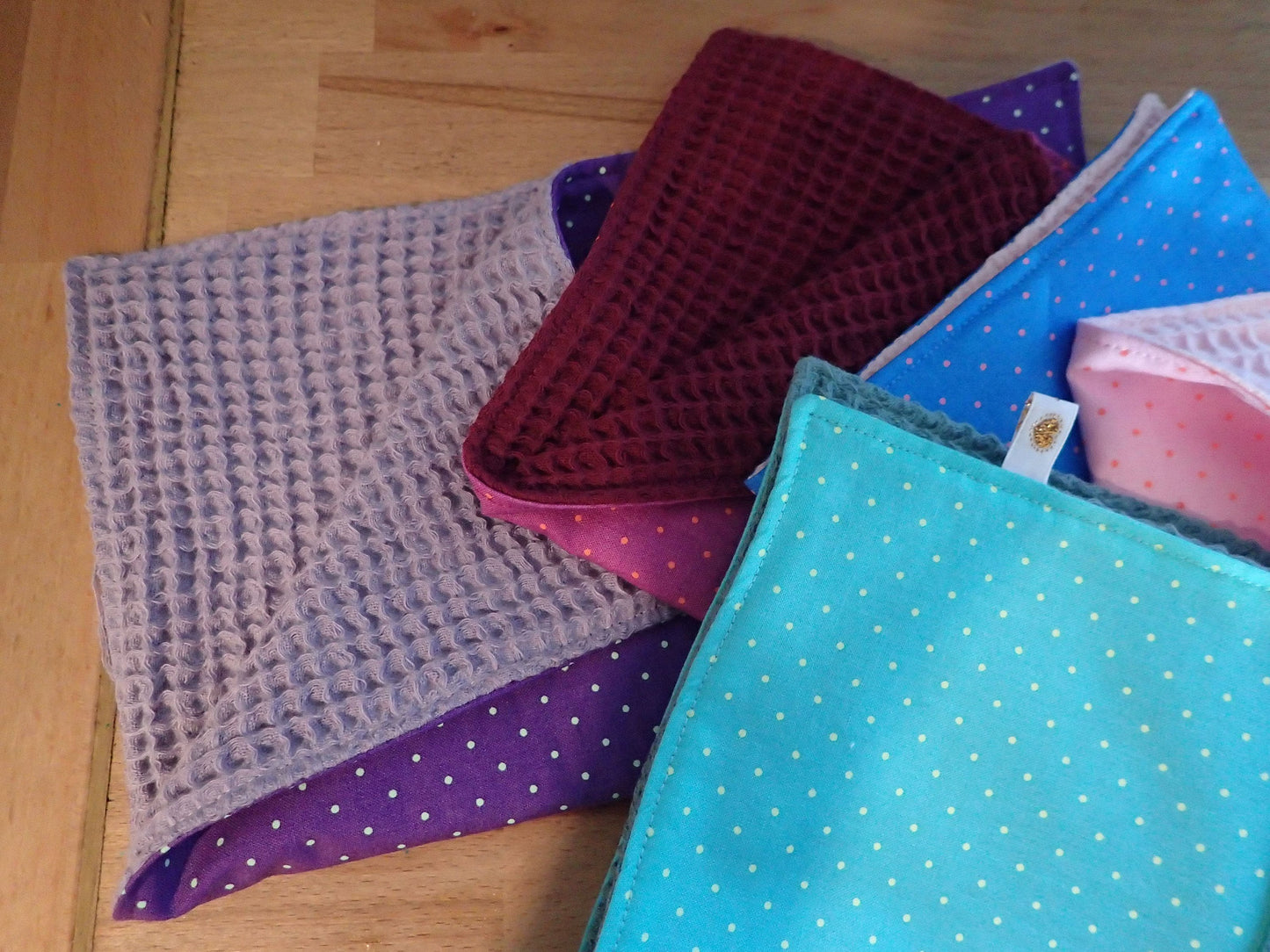 Lot de 5 serviettes de table lavables