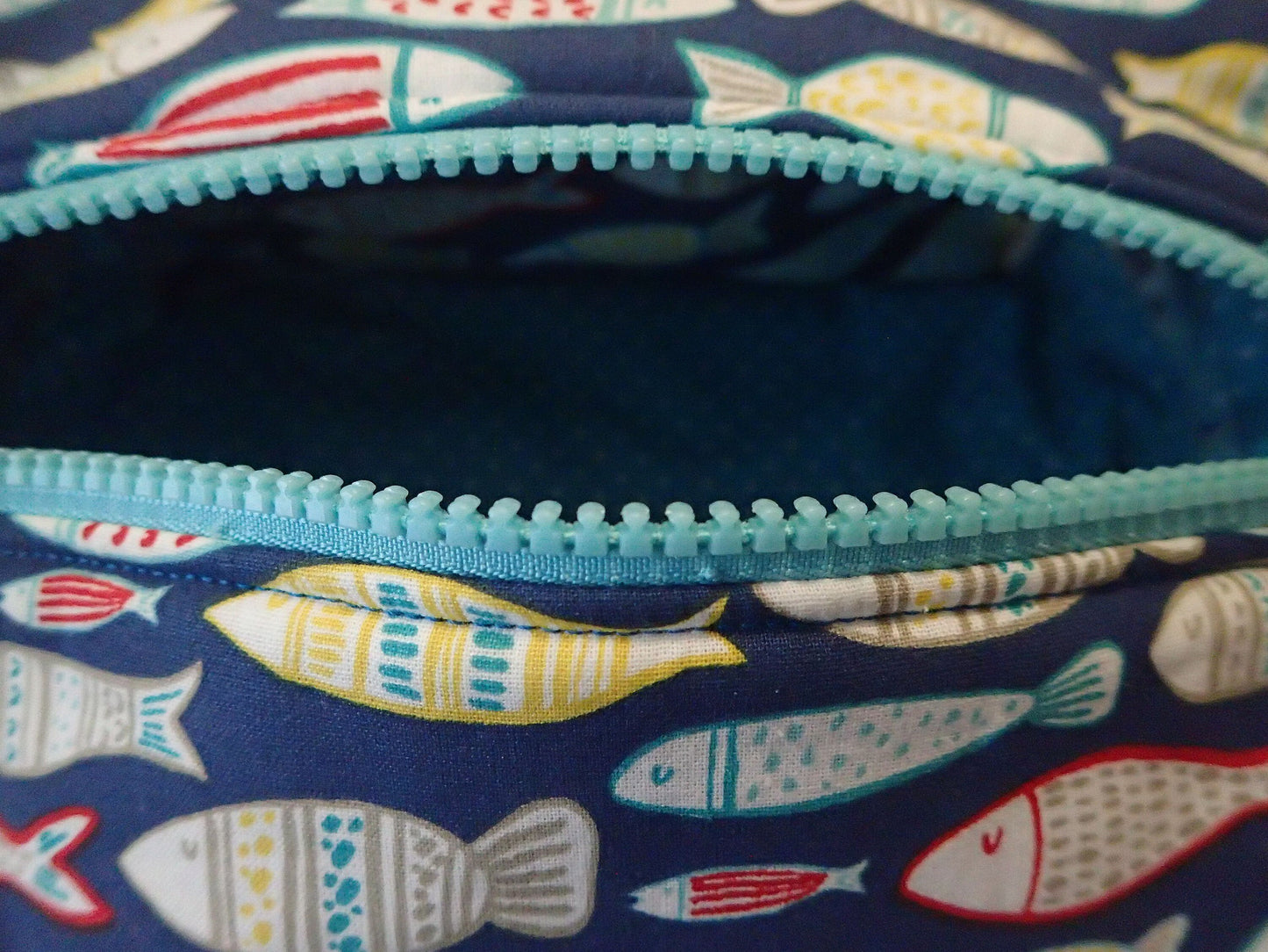 Trousse scolaire en coton avec poche intérieure – Enfants & Adultes