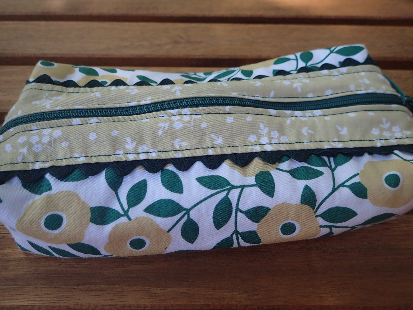 Trousse scolaire en coton – Format plat 19x10x4 cm