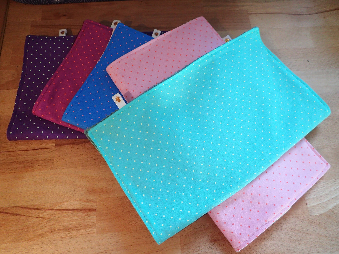 Lot de 5 serviettes de table lavables