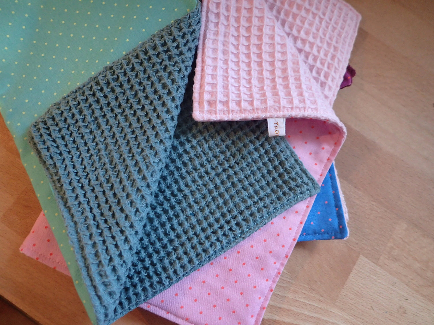 Lot de 5 serviettes de table lavables