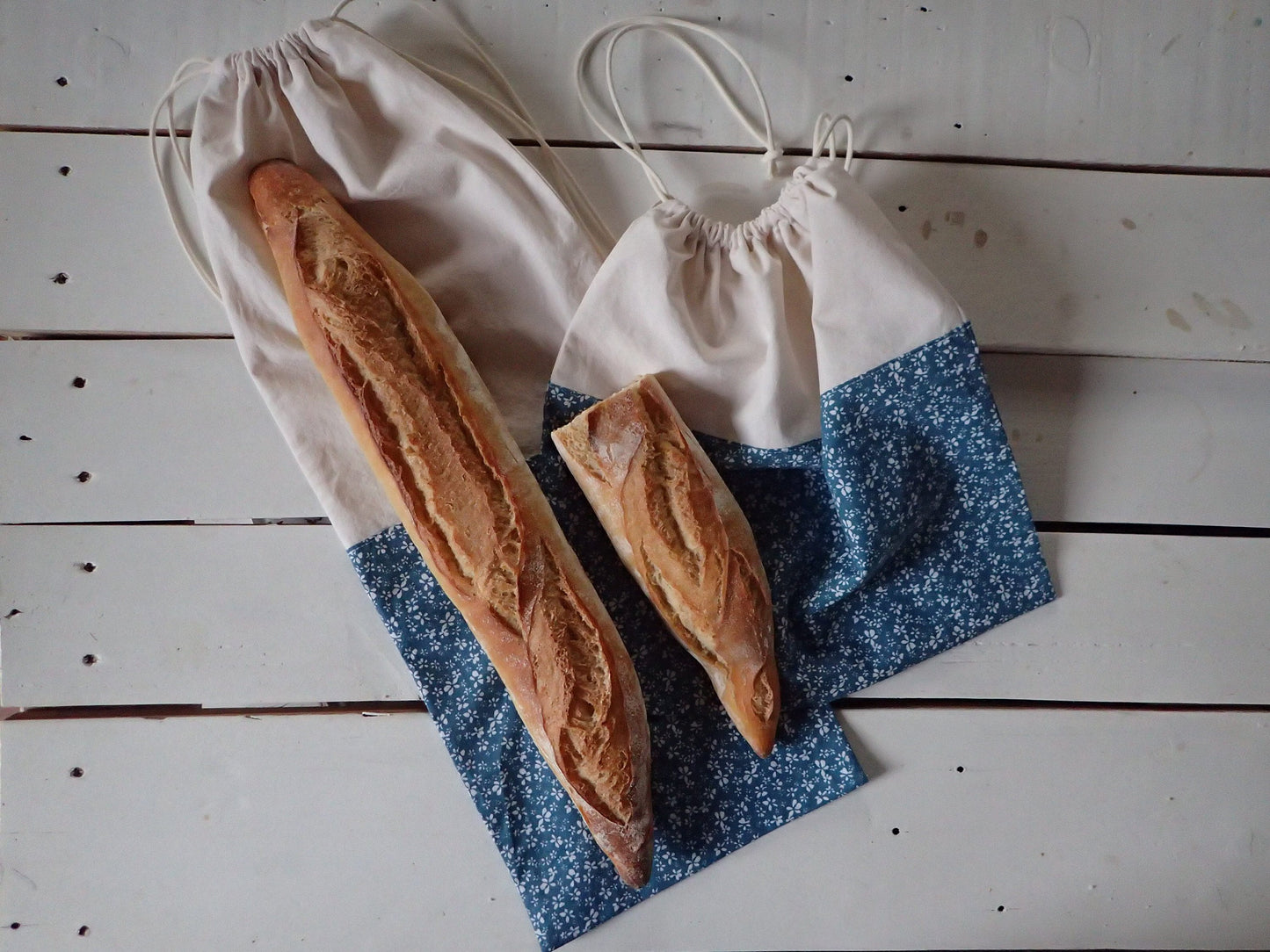 Lot de deux sacs à pain