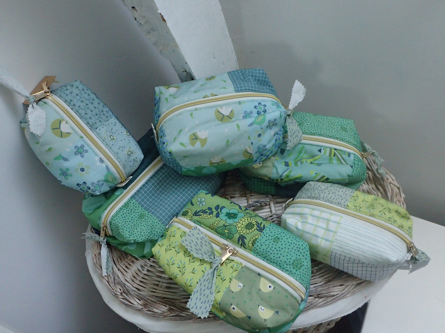 Trousse de toilette patchwork