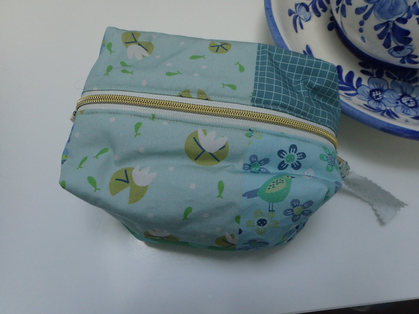Trousse de toilette patchwork