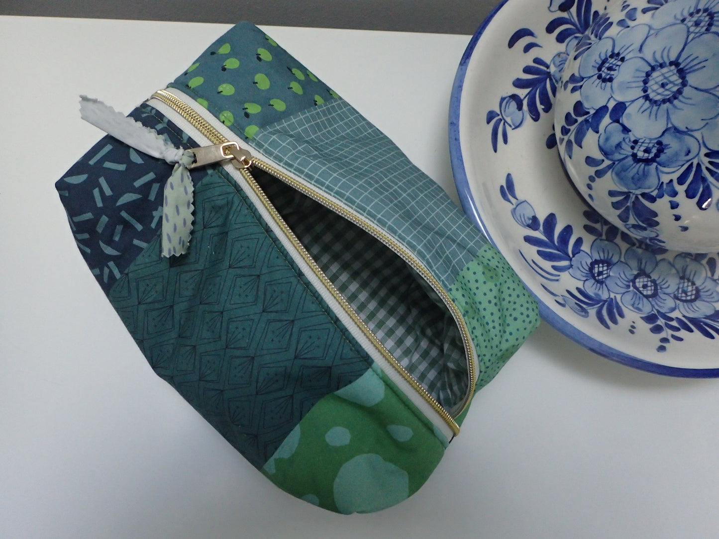Trousse de toilette patchwork