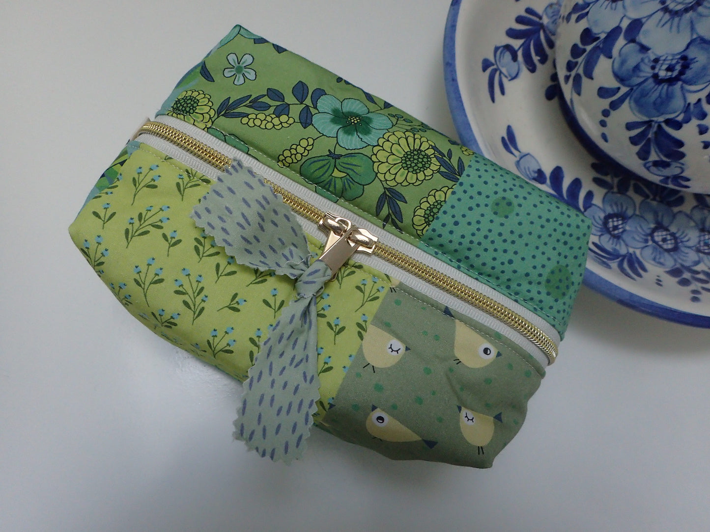 Trousse de toilette patchwork