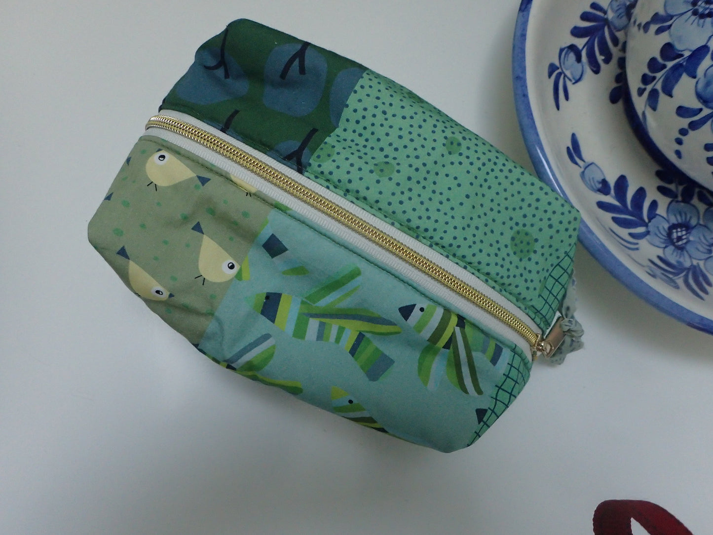 Trousse de toilette patchwork
