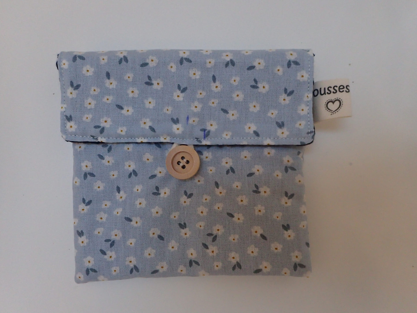 Pochette savon en tissu – Zéro déchet, coton & nid d'abeille