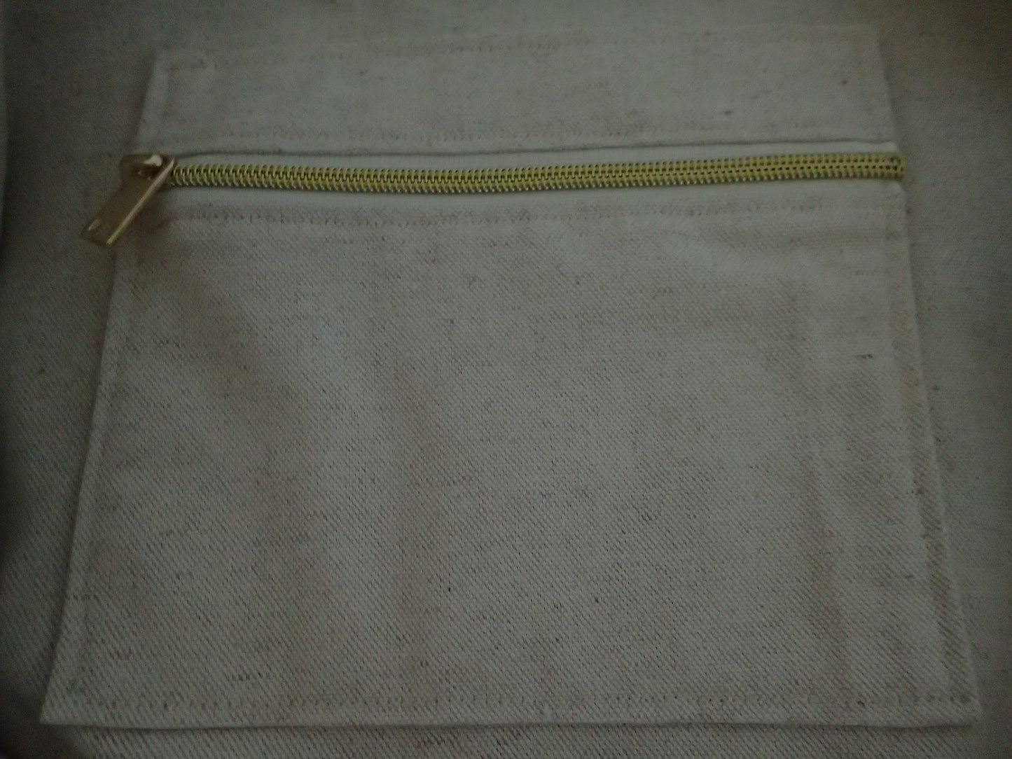 Sac cabas en coton d’ameublement – Avec pochette assortie