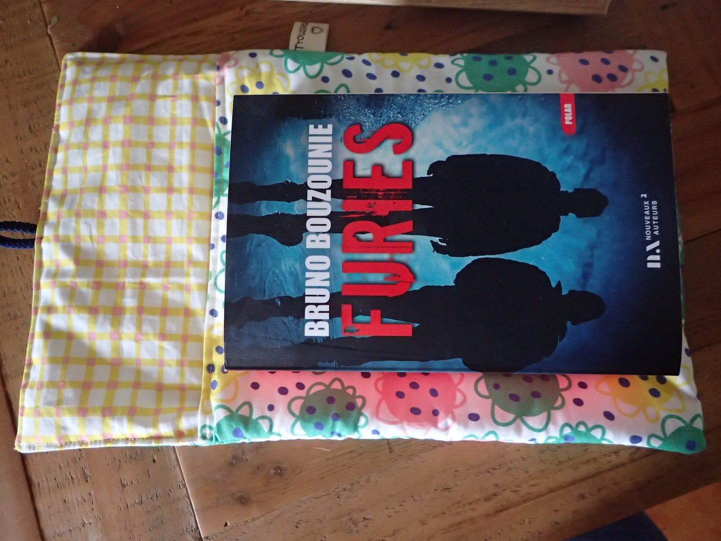 Pochette de transport pour livre en coton molletonné