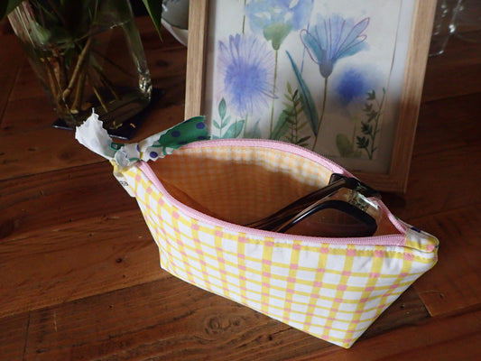 Trousse à lunettes en tissu coloré