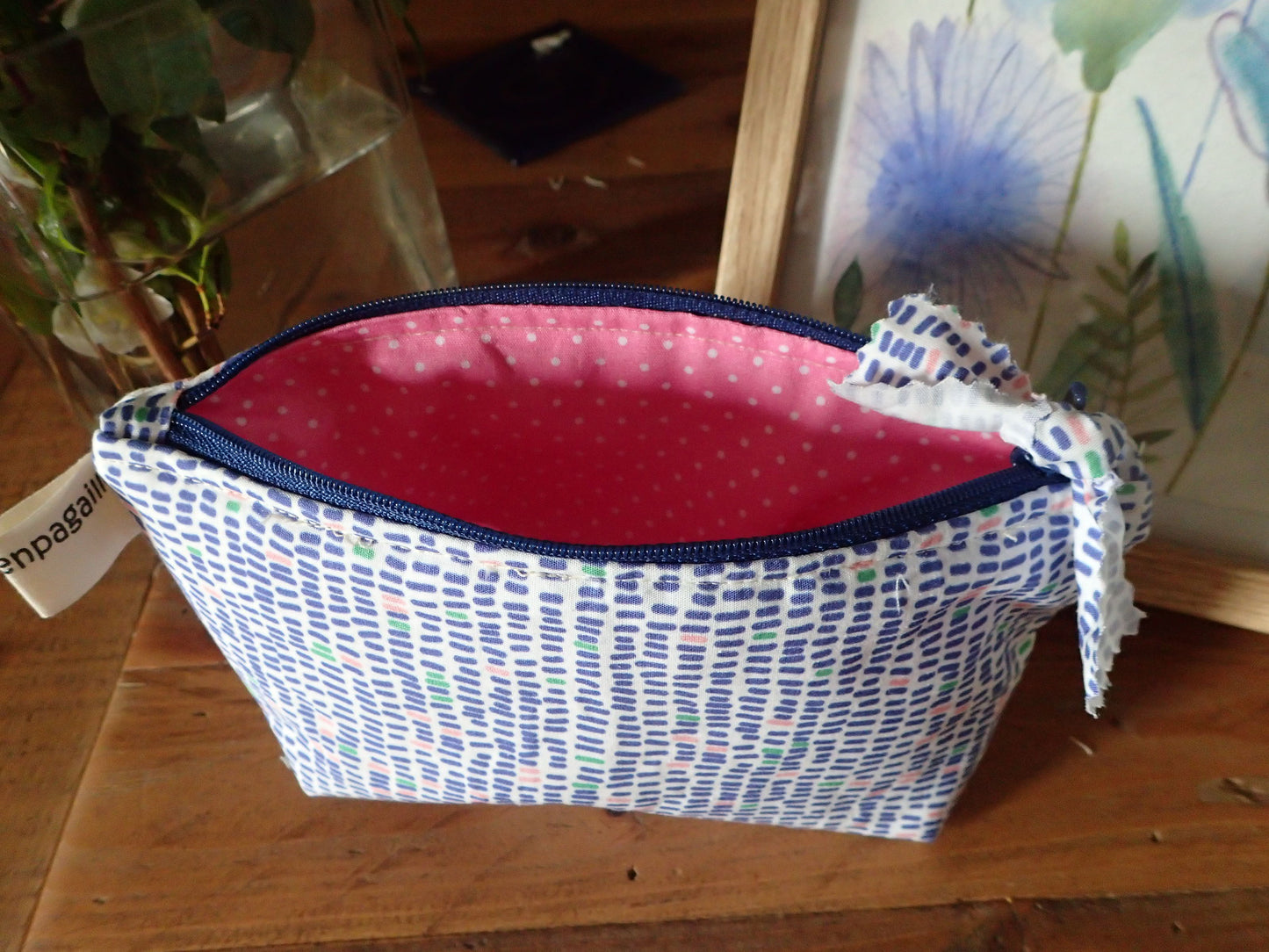 Trousse à lunettes en tissu coloré