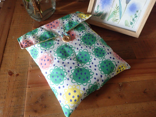 Pochette de transport pour livre en coton molletonné