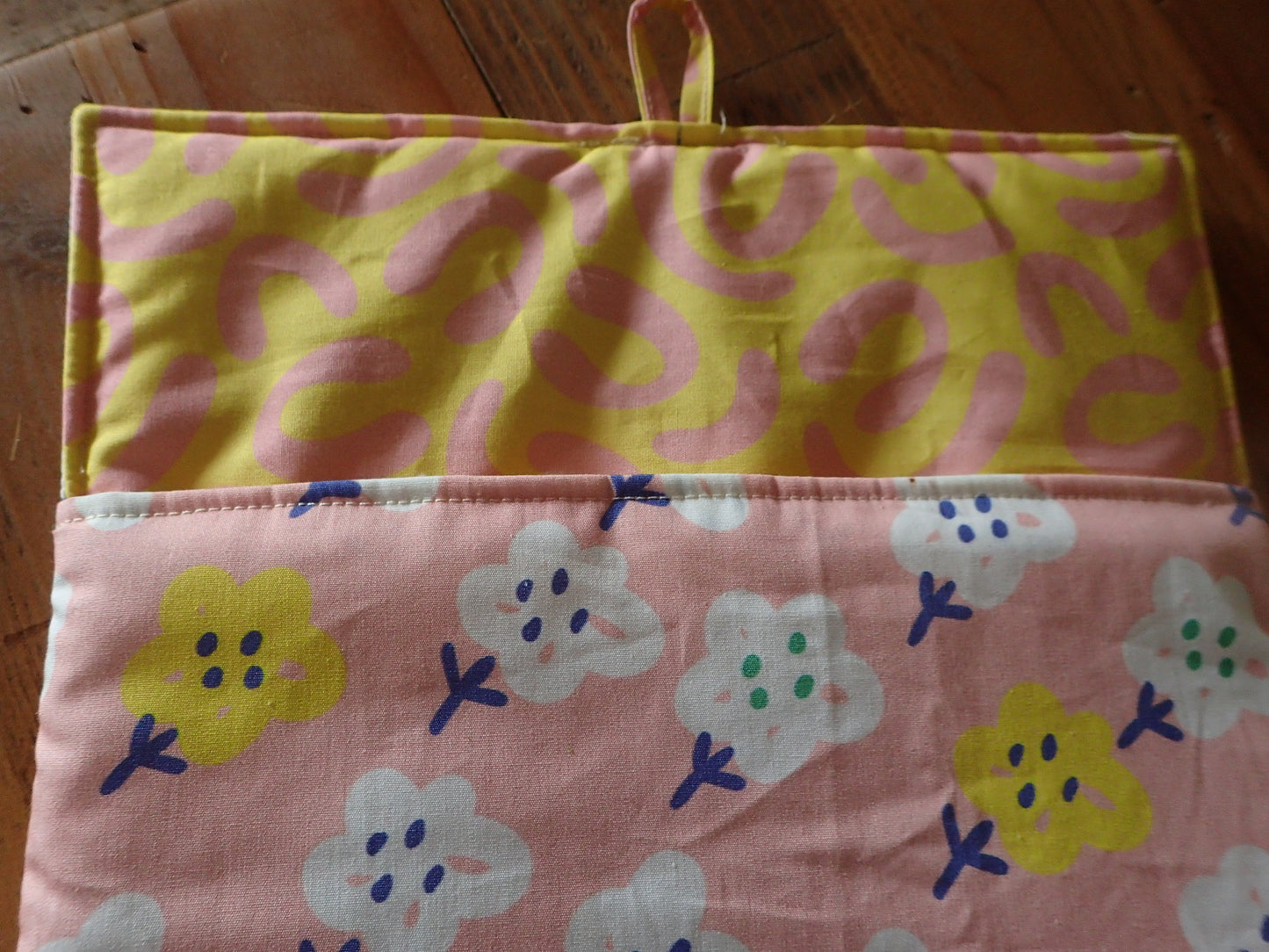 Pochette de transport pour livre en coton molletonné