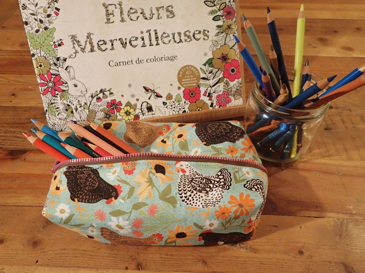 Trousses scolaire motifs animaux