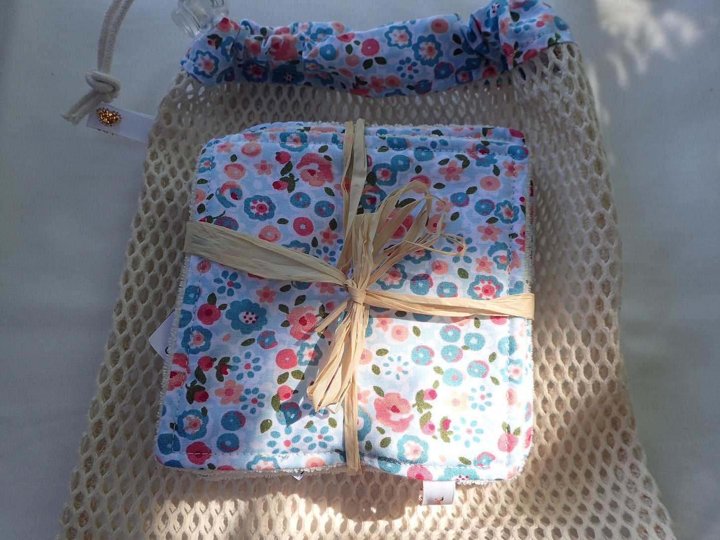 Ensemble salle de bain zéro déchet – Sac, lingettes & pochette savon