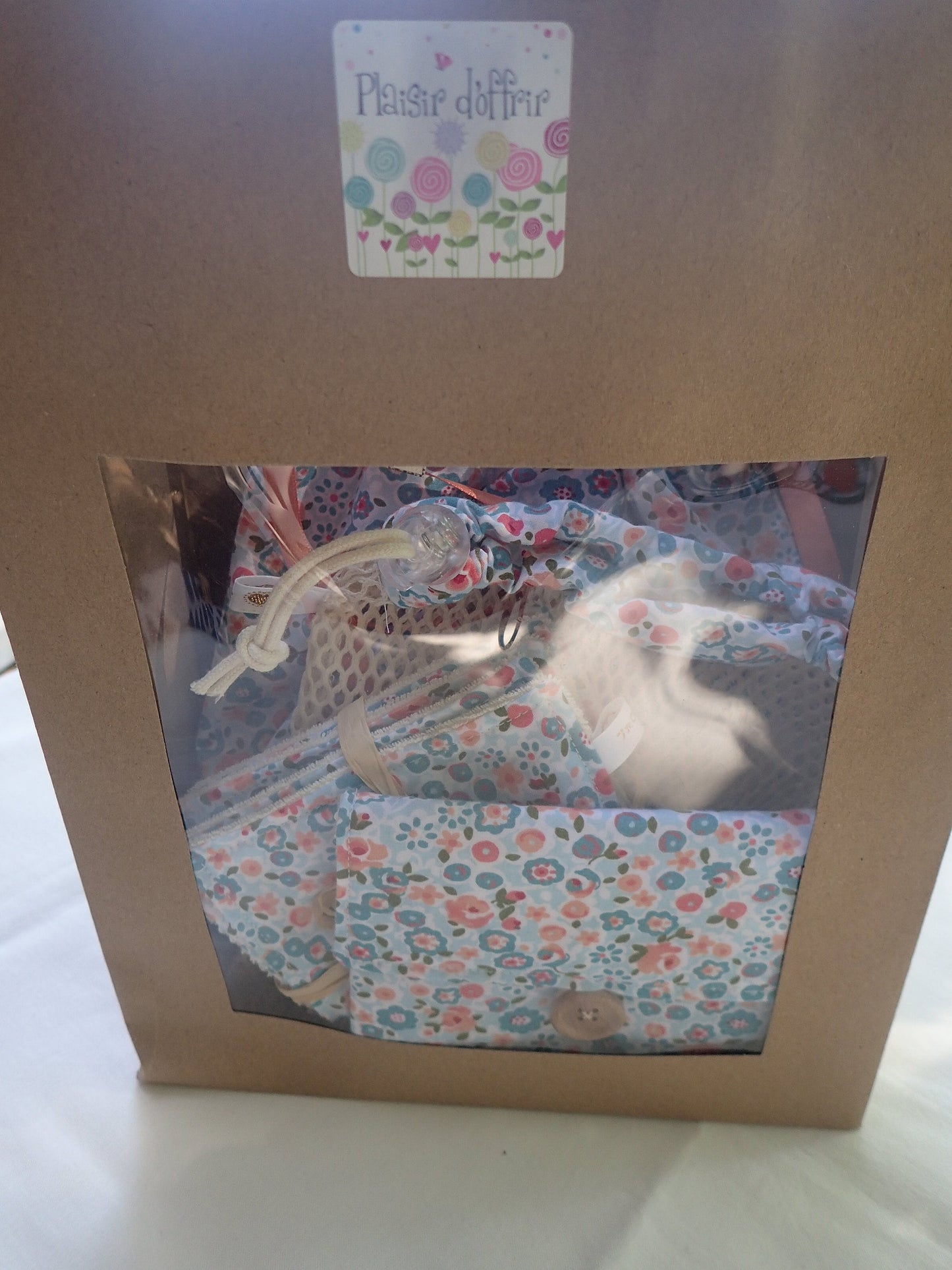 Ensemble salle de bain zéro déchet – Sac, lingettes & pochette savon