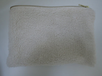 Trousse plate fourre-tout – Fermeture dorée